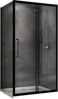 Душевой уголок ABBER Schwarzer Diamant 160x80см AG30180BH-S80B